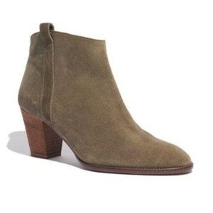 Madewell Billie Suede Heeled Ankle Boots